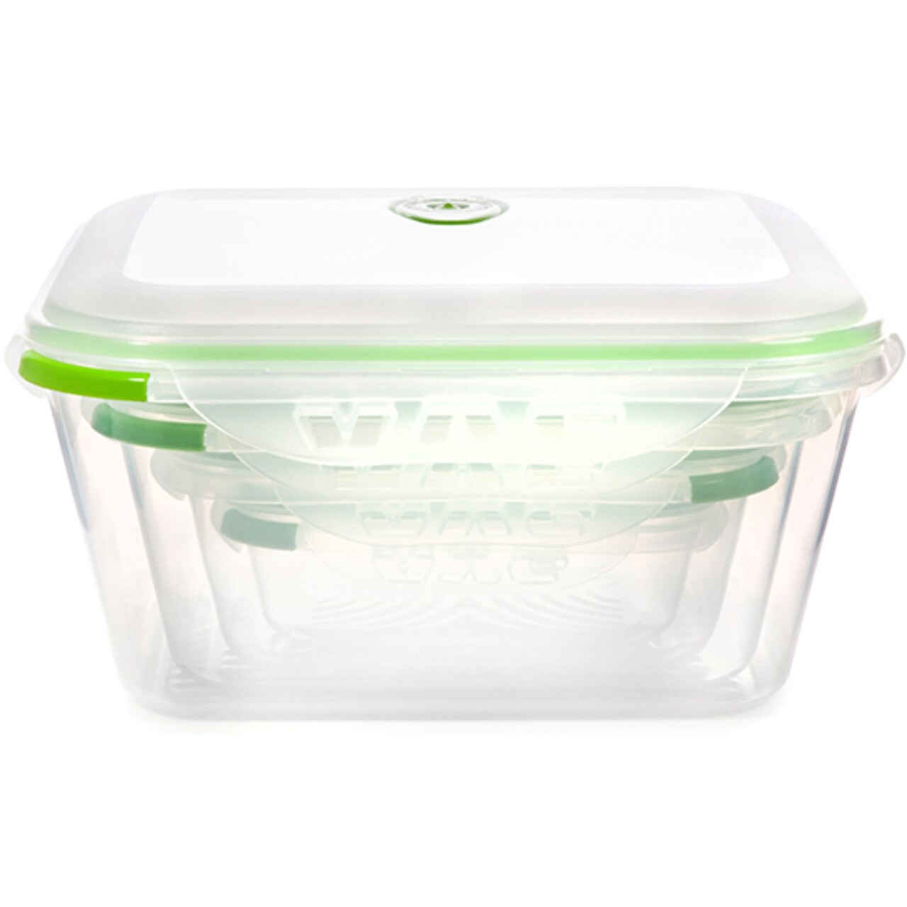 Ozeri INSTAVAC Green Earth Food Storage Container Set, BPA-Fee 8
